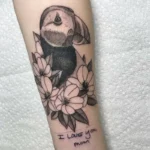 Bird Memorial Tattoos & Symbolism 7 Minimalist & Line-Work Tattoos (4)