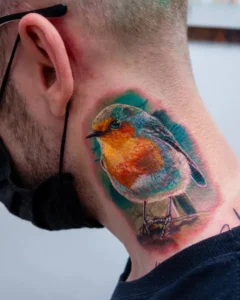 Bird Memorial Tattoos & Symbolism 3 Watercolor & Soft-Tone Tattoos