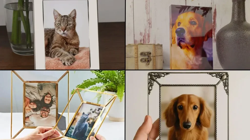 Glass, Metal & Modern Pet Memorial Frames 6 Elegant Ways to Remember Your Pet