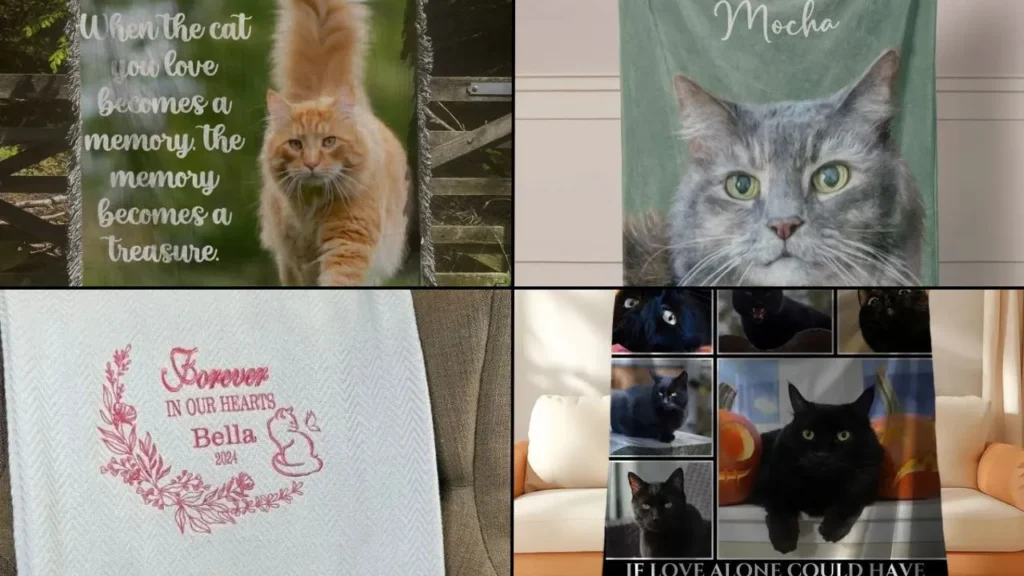 Memorial Blankets for Cat 1 Memorial Blankets for Cat